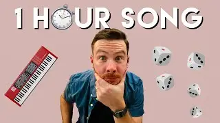 Writing a song from a RANDOM title suggestion  | 1 Hour Song Challenge