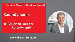 Kinematik und Kinetik, Raumdynamik, Beispiel aus der Rotordynamik