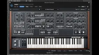 Arturia Synthx V Multitimbral Analog Synthesiser Plugin - Exploring The Presets