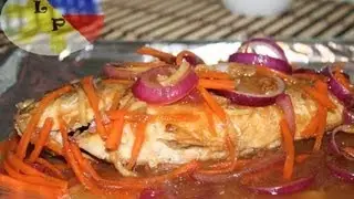 How to cook Filipino Escabeche (Pickled Fried Fish)