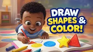 I Love Drawing Shapes 🎨 | Learn Shapes & Colors | Fun Baby Songs