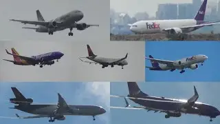 Plane Spotting at Marina Park next to Oakland International Airport