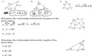 Determining Angle and Side Measure