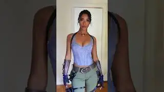 My Sheva Alomar cosplay from Resident Evil 5 🖤 #cosplay #shorts #fyp #residentevil
