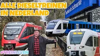 ALLE DIESELTREINEN IN NEDERLAND IN 1 REIS | #treinleven ft. Blivius92 en de Pinkelmaster