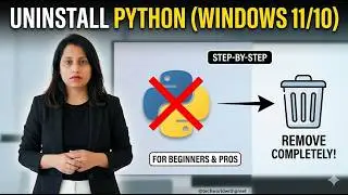 How to Uninstall Python on Windows: Step-by-Step Tutorial #python #uninstall
