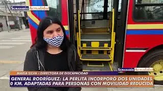 General Rodríguez: La Perlita incorporó 2 unidades adaptadas para personas con movilidad reducidas