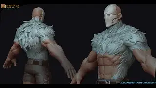 Stylized fur in zbrush №2