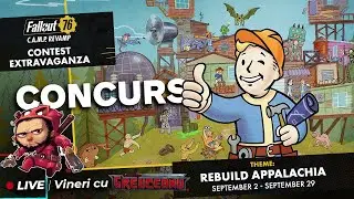 ☢️ LIVE 134 | Concurs Fallout 76 (voi consruiti, eu dau premiile)