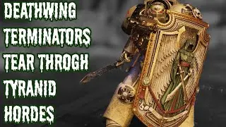 Unstoppable Deathwing Terminators Hold the Line! | Space Marine 2 Tyranid Battle