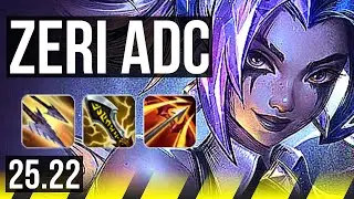 ZERI & Tahm Kench vs CAITLYN & Thresh (ADC) | 15/2/18, 82k DMG, Godlike | NA Master | 25.22