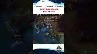 Highlights DRX vs EDG: Deft Backdoor.... BUT | #Shorts