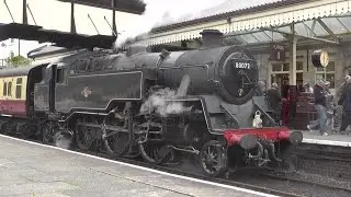 A ride behind BR Standard 4MT 2-6-4T 80072 at the Llangollen Railway - 26/08/2014