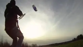 Pascal Coud&eacute;, HQ Neo2 Kite. 8M. (Qu&eacute;bec BASE), Qu&eacute;bec, Canada.