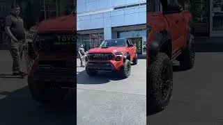The First look at the all new 2025 Toyota Tacoma TRD PRO #automobile #toyotatacomatrdpro #toyotacars