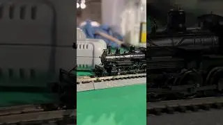 N Scale fun!! #steam #modeltrains #feed #train #steamengine #shorts #awesome #cool #tiny #railfan