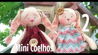 Aula gratuita Lindo casal de Coelhos   roupinhas