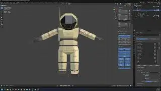 Low Poly Sci-Fi Astronaut - Rigged & Game Ready (PBR)