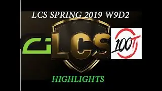OPT vs 100 Highlights | LCS Spring 2019 Week 9 Day 2 | Optic Gaming vs 100 Thieves