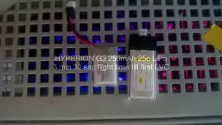 TINY WHOOP 150mAh vs 250mAh Flight Time Comparsion