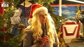 Kasseler Weihnachtsmarkt feierlich eröffnet - erstmals mit fliegendem Weihnachtsmann