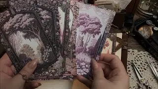 ASMR ✦ vintage pink journal [ collage sounds asmr, relaxing, no mid-roll ads ]