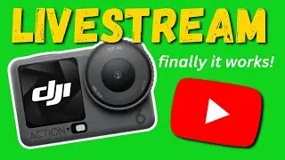 DJI Osmo Action 6 YouTube Live Streaming &mdash; Full Tutorial
