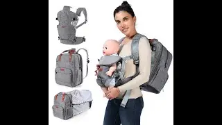 Benass Baby Diaper Bag Backpack with Changing Station Baby Carrier