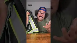 This Reflective Safety Vest for Men Women is great for safety and visibility
