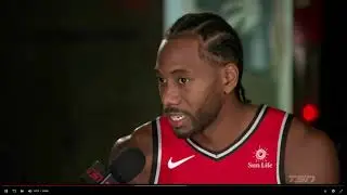 Kawhi Leonard FULL INTERVIEW with Kate Beirness