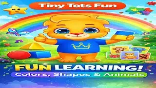 Learn Colors, Shapes & Animals 🦁🎨 | Fun Learning for Kids | Tiny Tots Fun   #kidslearning #kidsvideo