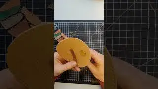 Making a leather chalk bag - Part 3 #diy #leathercrafter #leatherart #leathercrafting #handmade
