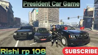 President Police Car Convoy Gameplay।।rishi rp 108
