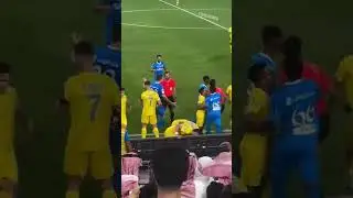 Роналду замахнулся на судью после удаления, суперкубок Аль Наср   Аль Хиляль #футбол #football