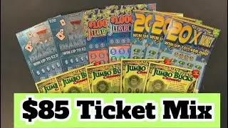 💎$85 Ticket Mix 💎 King of Diamonds 💎 $1,000,000 Jumbo Cash 💰 20X the Money 💵Jumbo Bucks
