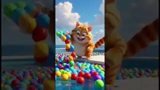 🎉 Giant Ball Pit Party! Cat's Epic Summer Fun! 💖