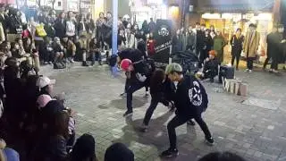 [댄스팀 맥스 Maxxam] Psy 나팔바지 cover 안무 홍대댄스버스킹 20170321화 [Korean Hongdae Kpop Street Dance Busking]