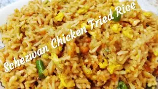 Schezwan Chicken Fried Rice  By Little Hut Cuisine