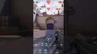Valorant| insane 3 kills through smoke (Map:Ascent)