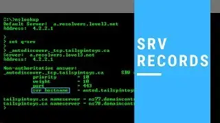 SRV Records | DNS Basics