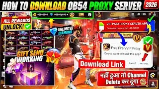 How To Download Proxy Server 💯😱🔥, proxy Server Free Fire Kaise Download Karen, Ob54 Proxy Server ff