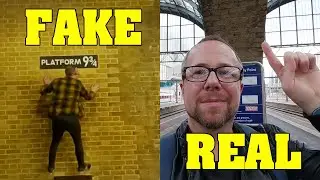 Harry Potter Filming Location. The Real Platform 9 and 3/4.