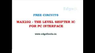 Max232 The Level Shifter IC for PC Interfacing Free Circuits