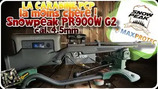 Snowpeak PR900W PCP gen2 4.5mm 19 joules ! la moins ch&egrave;re des carabines a plombs !