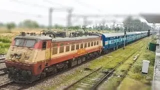 WAP1 SHOWS ITS POWER Vikramshila Express @ 110kmph @ Chola!