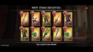 Dungeon hunter 5 Open 50 legendary chest