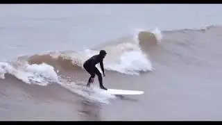 50MPH Gusts = Record Setting Surf Crew on Lake Superior
