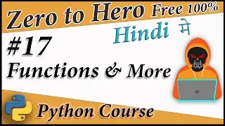 Functions & Doc String in Python ( def keyword ) || Python Free tutorial #17 || Death Code