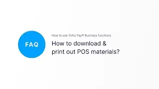 How to download & print out POS materials?