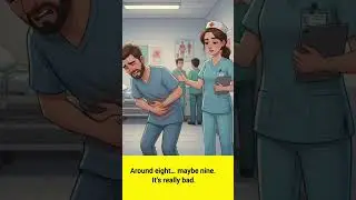 Emergency room || Speaking Practice #shortvideo #shortsviral #english #learnenglish